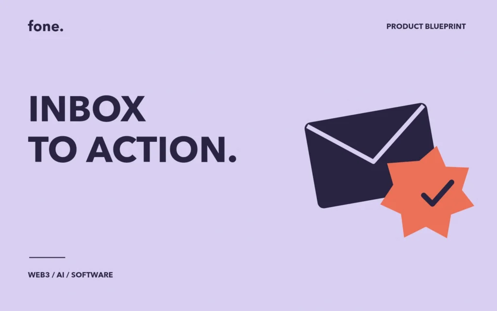 Envelope and approval badge illustrating incoming requests moving through human review.